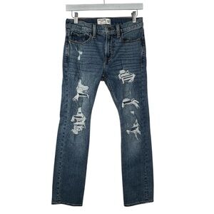 Abercrombie Kids 1892 Jeans Size 13/14 Distressed Skinny Excellent 90s y2k  Boys